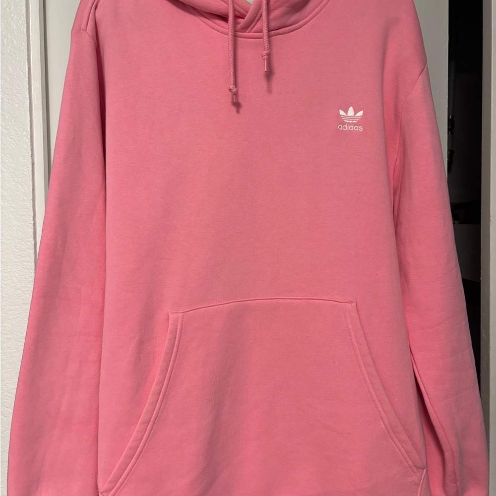 Adidas Women's Hoodie in Soft Pink